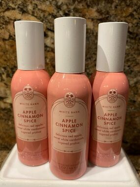 3) “APPLE CINNAMON SPICE” Concentrated Room Sprays, ea 1.5 oz / 42.5 g, B&BW NWT
